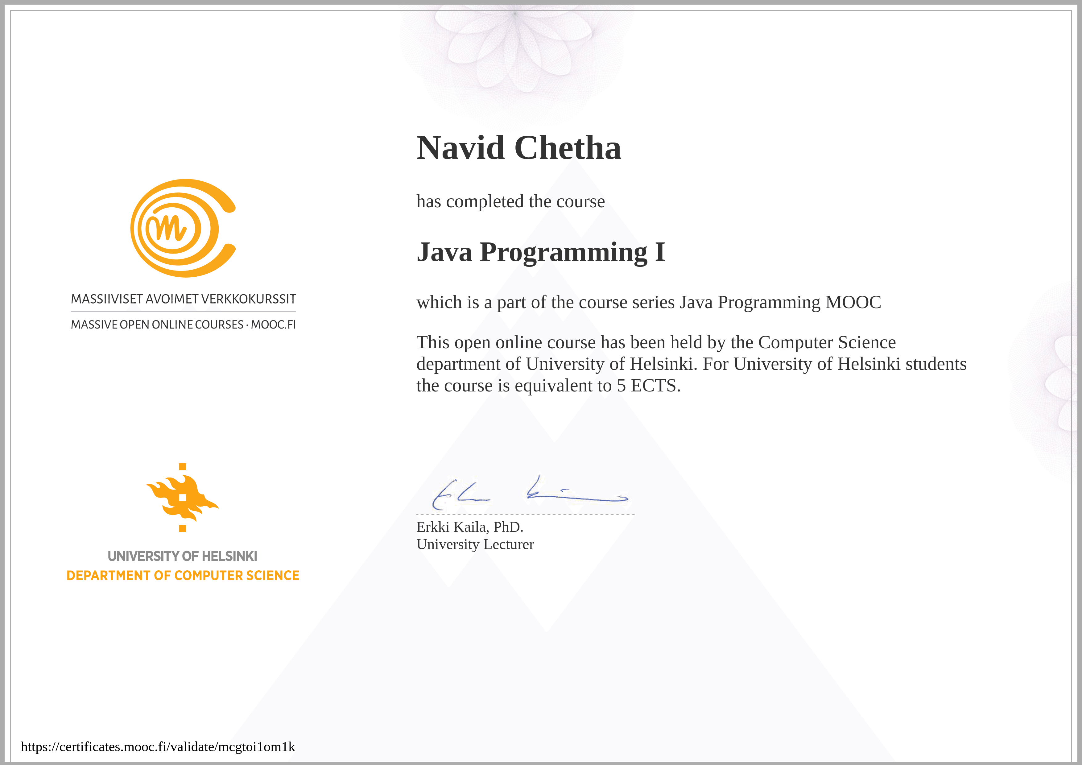 Java Programming 1